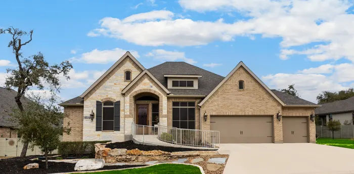 Stone ranch home