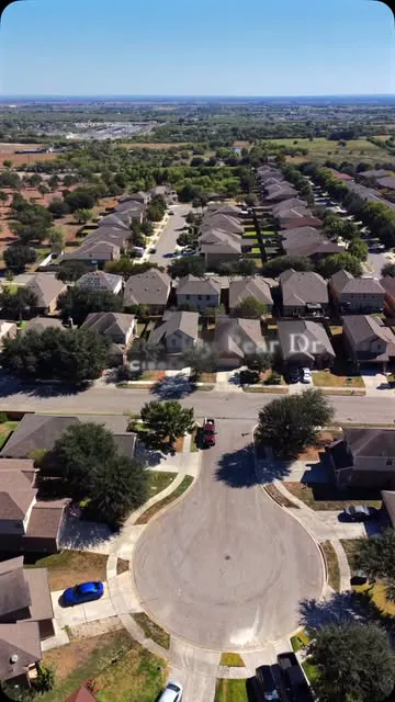 Drone photo over a San Antonio neighborhood